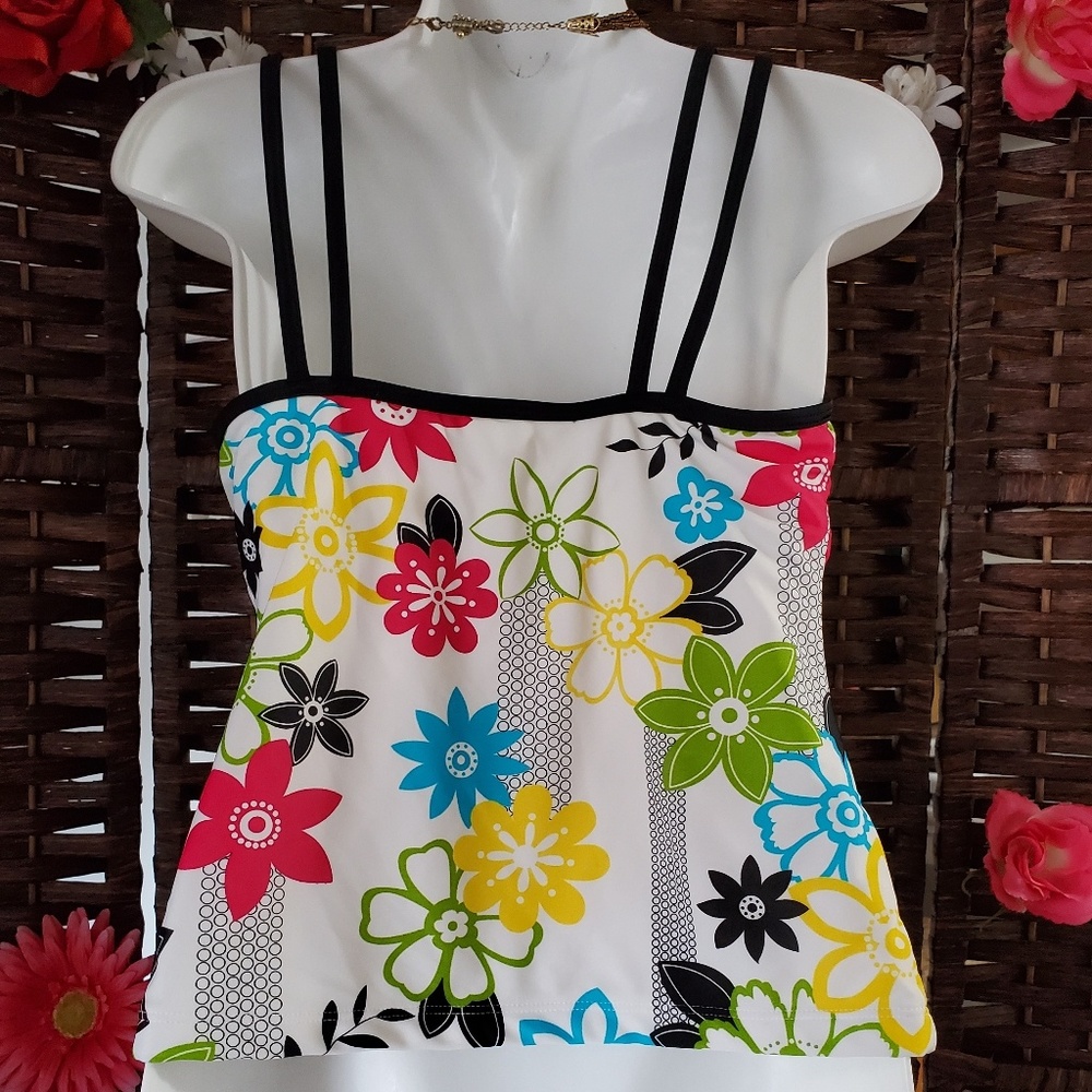 Reebok Swimming Suit top Floral - Picture 4 of 5